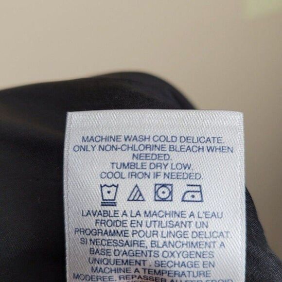 Lands' End Size 14 Floral Black Wide Leg Ankle Pants - Picture 11 of 12